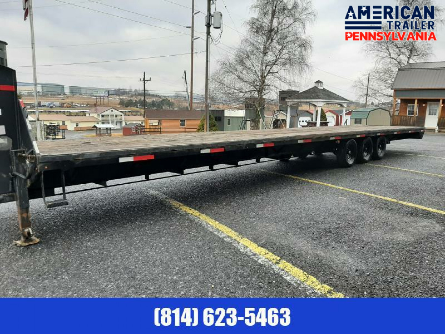Used USED! 2004 PJ Gooseneck Deckover Trailer / 21K GVWR / 40'