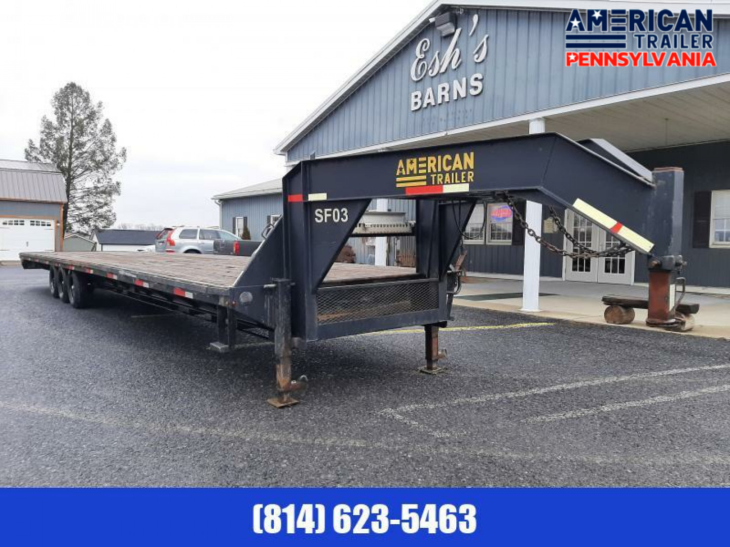 Used USED! 2004 PJ Gooseneck Deckover Trailer / 21K GVWR / 40'