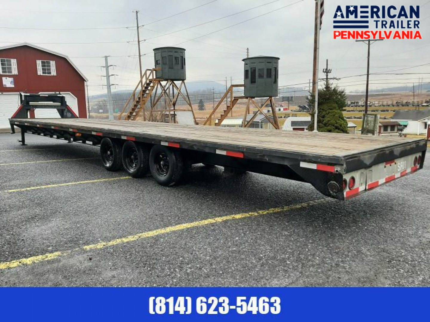 Used USED! 2004 PJ Gooseneck Deckover Trailer / 21K GVWR / 40'