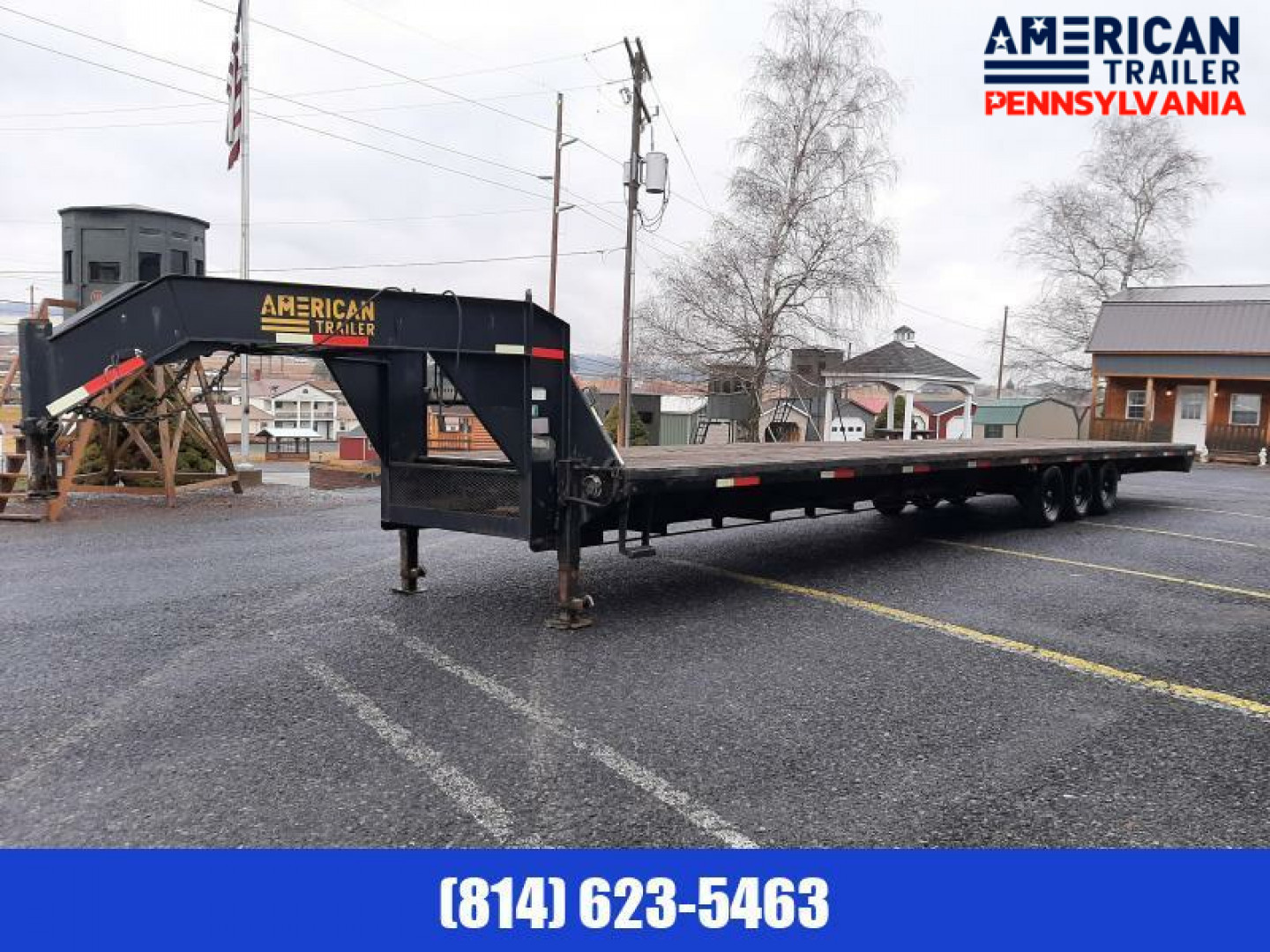 Used USED! 2004 PJ Gooseneck Deckover Trailer / 21K GVWR / 40'