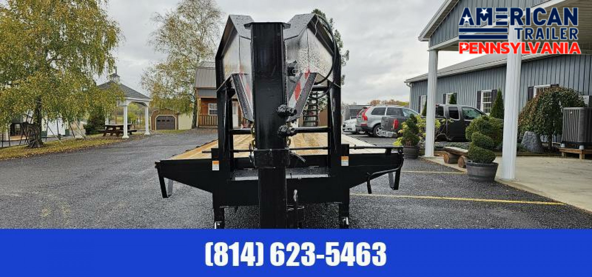 New 2024 American Pro Grade Gooseneck Trailer 30' - 25K GVWR - Pop-up Dovetail