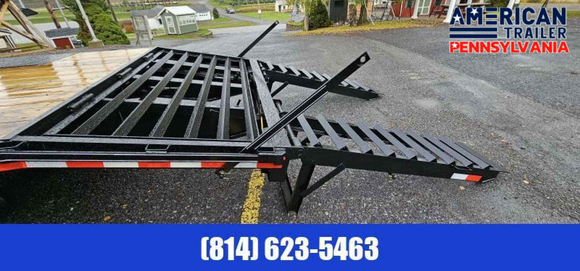 New 2024 American Pro Grade Gooseneck Trailer 30' - 25K GVWR - Pop-up Dovetail