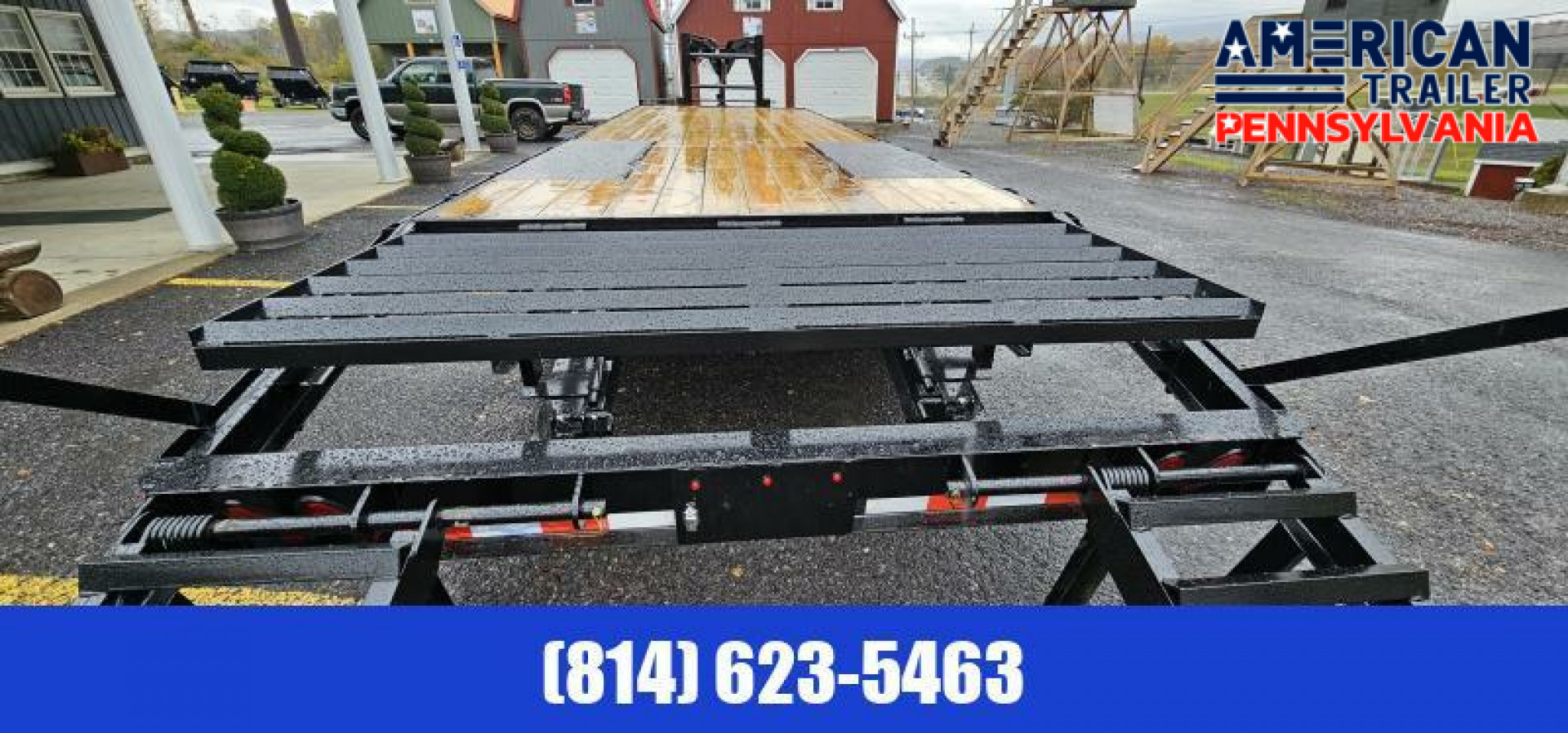 New 2024 American Pro Grade Gooseneck Trailer 30' - 25K GVWR - Pop-up Dovetail