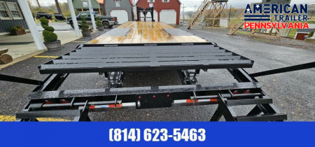 New 2024 American Pro Grade Gooseneck Trailer 30' - 25K GVWR - Pop-up Dovetail