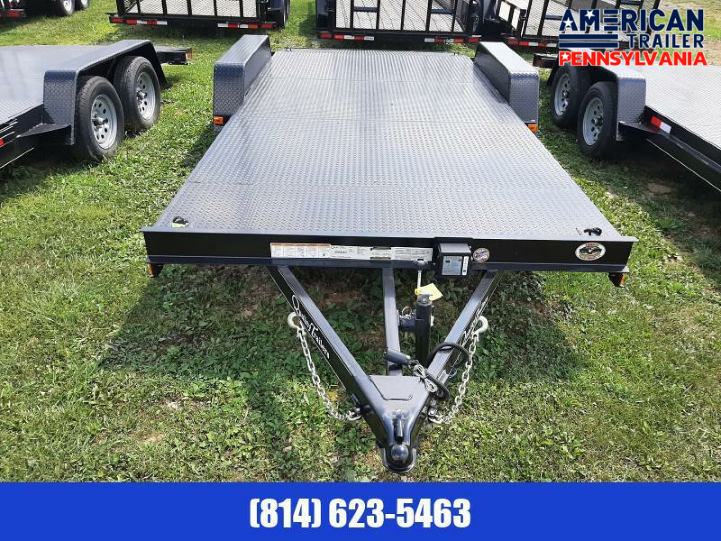 New Quality Trailers Economy Diamond Deck Car Hauler / 18' / 7K GVWR