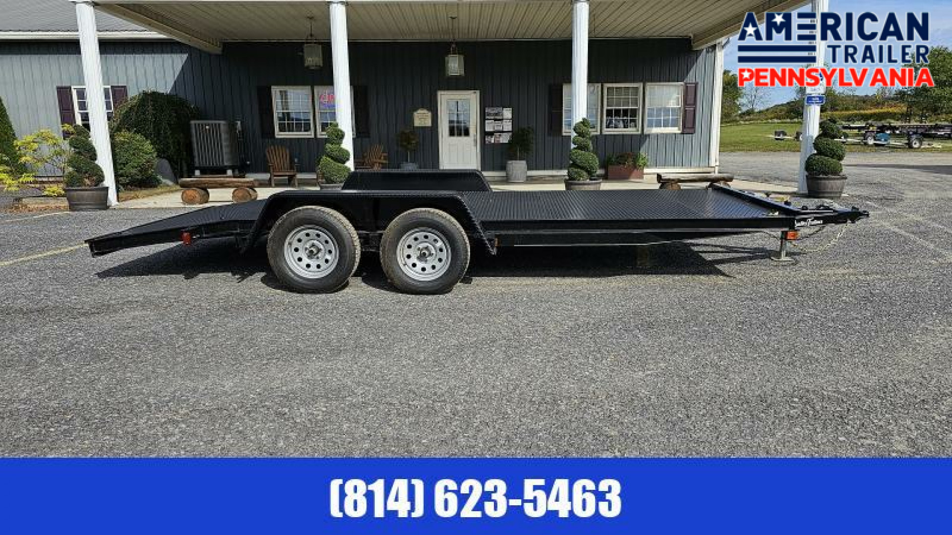 New Quality Trailers Economy Diamond Deck Car Hauler / 18' / 7K GVWR
