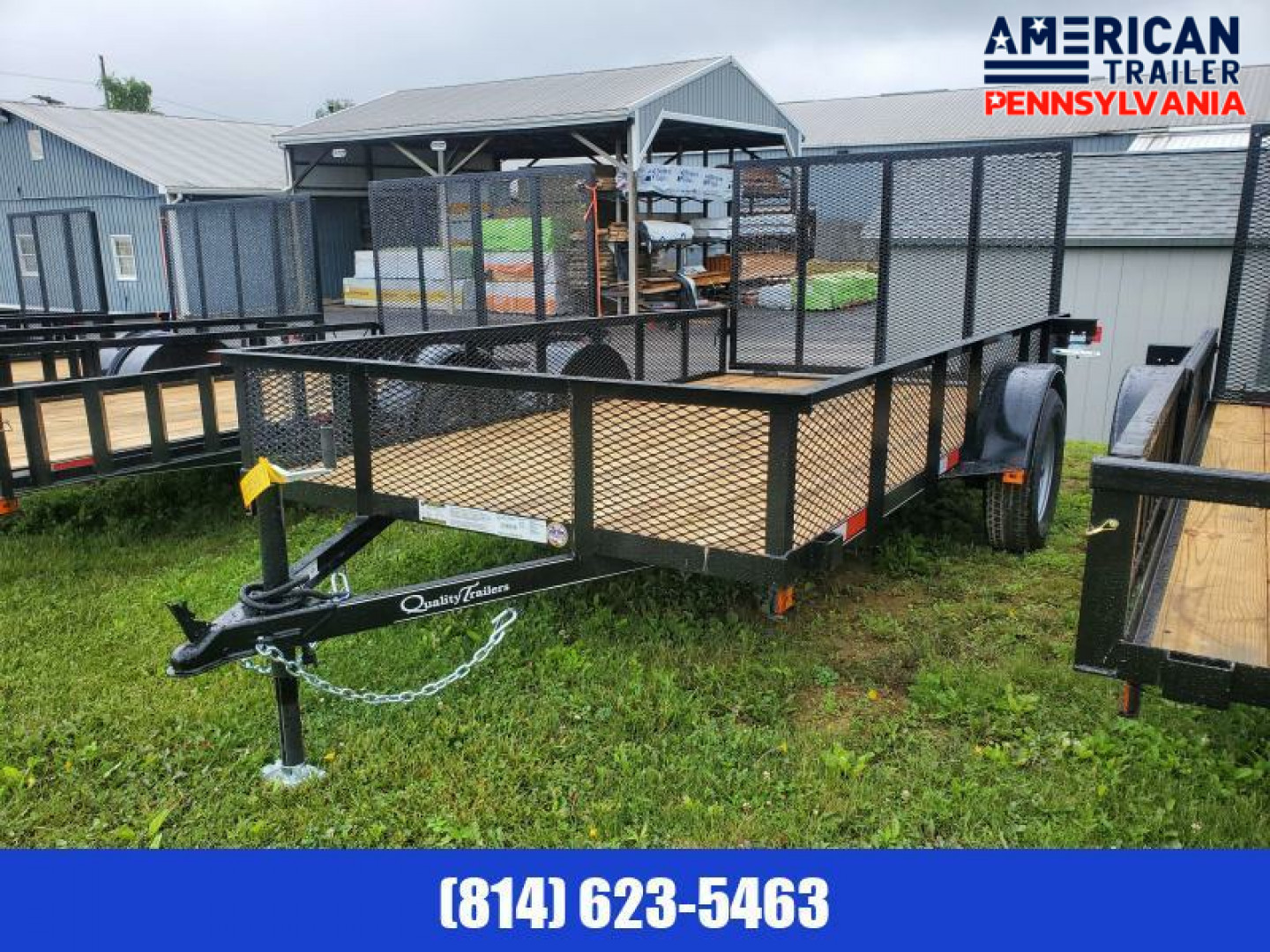 New Quality Trailers Pro Grade Utility / 77"x 12’ - 2990 GVWR / Mesh