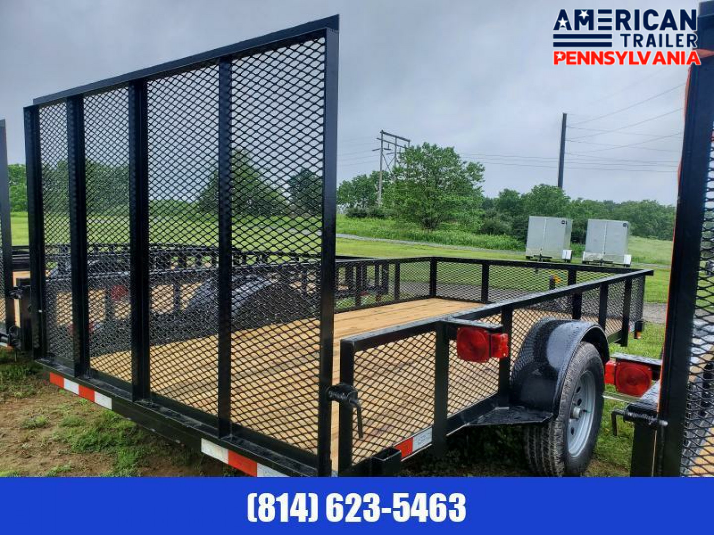 New Quality Trailers Pro Grade Utility / 77"x 12’ - 2990 GVWR / Mesh