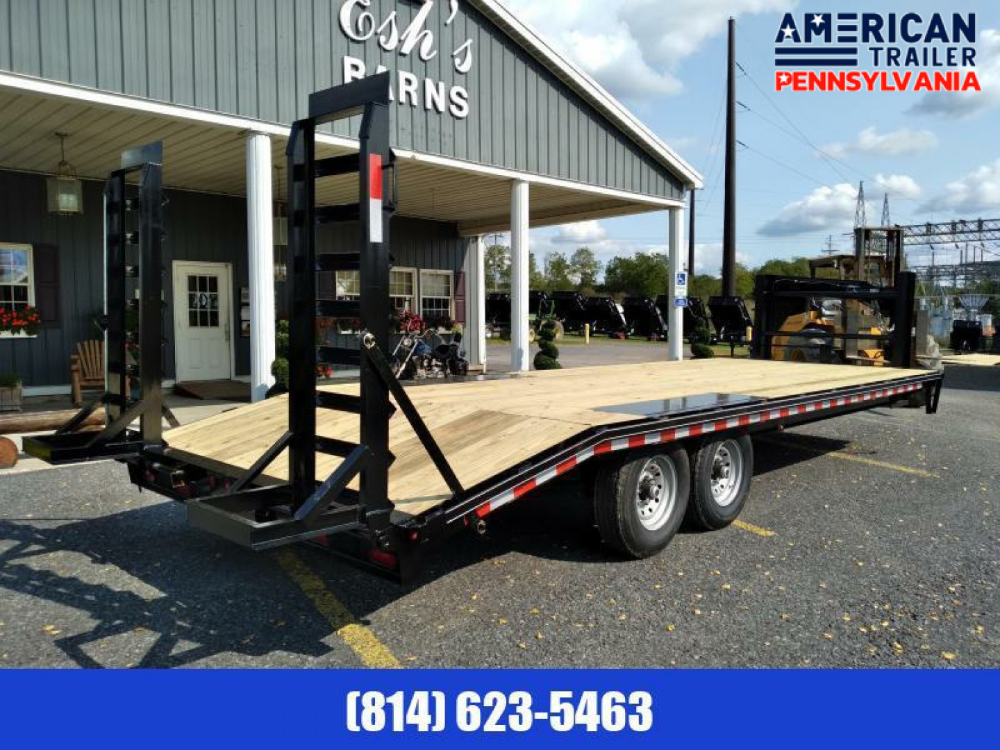 New American Pro Grade Gooseneck Deckover Trailer - 24' - 17K GVWR