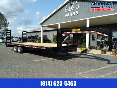 New American Pro Grade Gooseneck Deckover Trailer - 24' - 17K GVWR