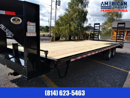 New American Pro Grade Gooseneck Deckover Trailer - 24' - 17K GVWR
