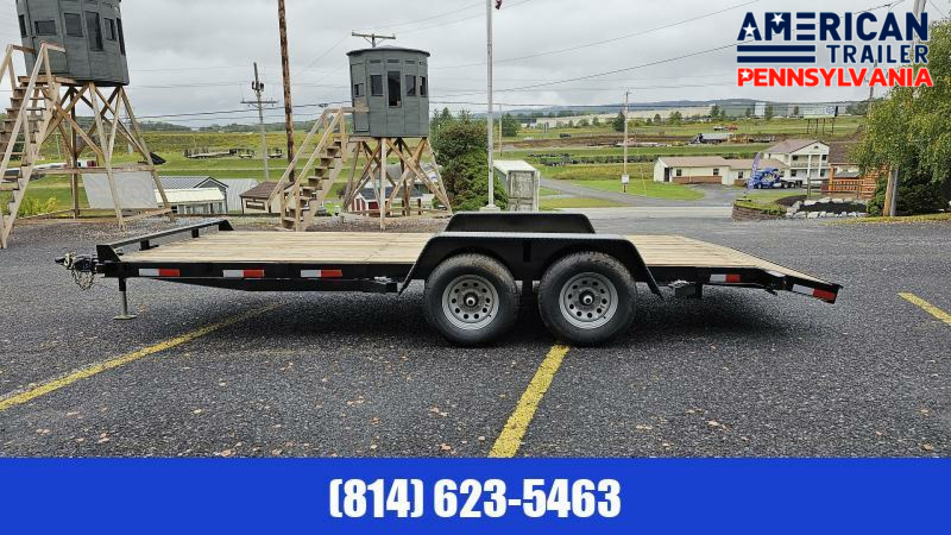 New 2024 Quality Trailers General Duty Wood Deck Car Hauler 18' - 8500 GVW