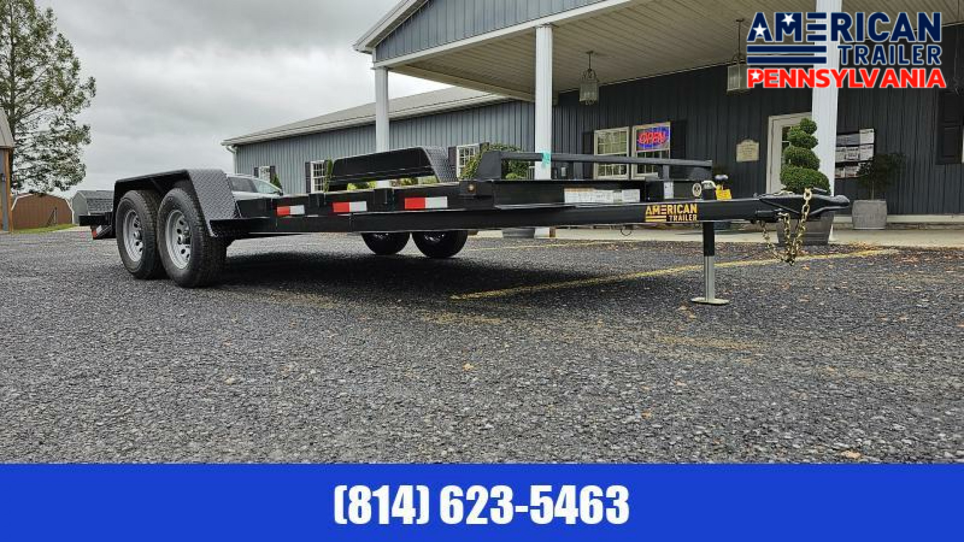 New 2024 Quality Trailers General Duty Wood Deck Car Hauler 18' - 8500 GVW