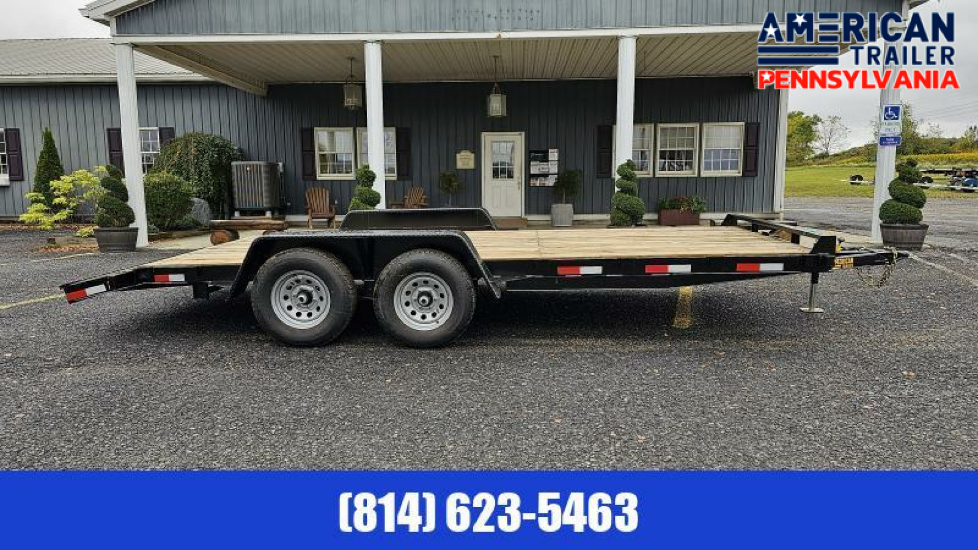 New 2024 Quality Trailers General Duty Wood Deck Car Hauler 18' - 8500 GVW