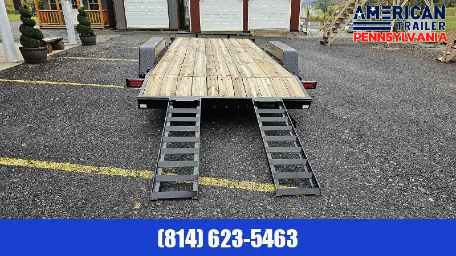 New 2024 Quality Trailers General Duty Wood Deck Car Hauler 18' - 8500 GVW