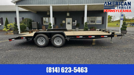 New 2024 Quality Trailers General Duty Wood Deck Car Hauler 18' - 8500 GVW
