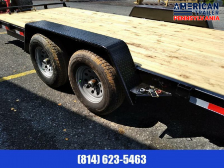 New 2024 Quality Trailers General Duty Wood Deck Car Hauler 18' - 8500 GVW