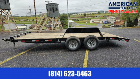 New 2024 Quality Trailers General Duty Wood Deck Car Hauler 18' - 8500 GVW