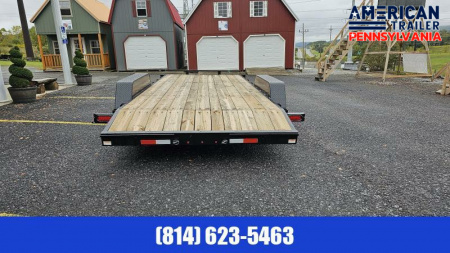 New 2024 Quality Trailers General Duty Wood Deck Car Hauler 18' - 8500 GVW