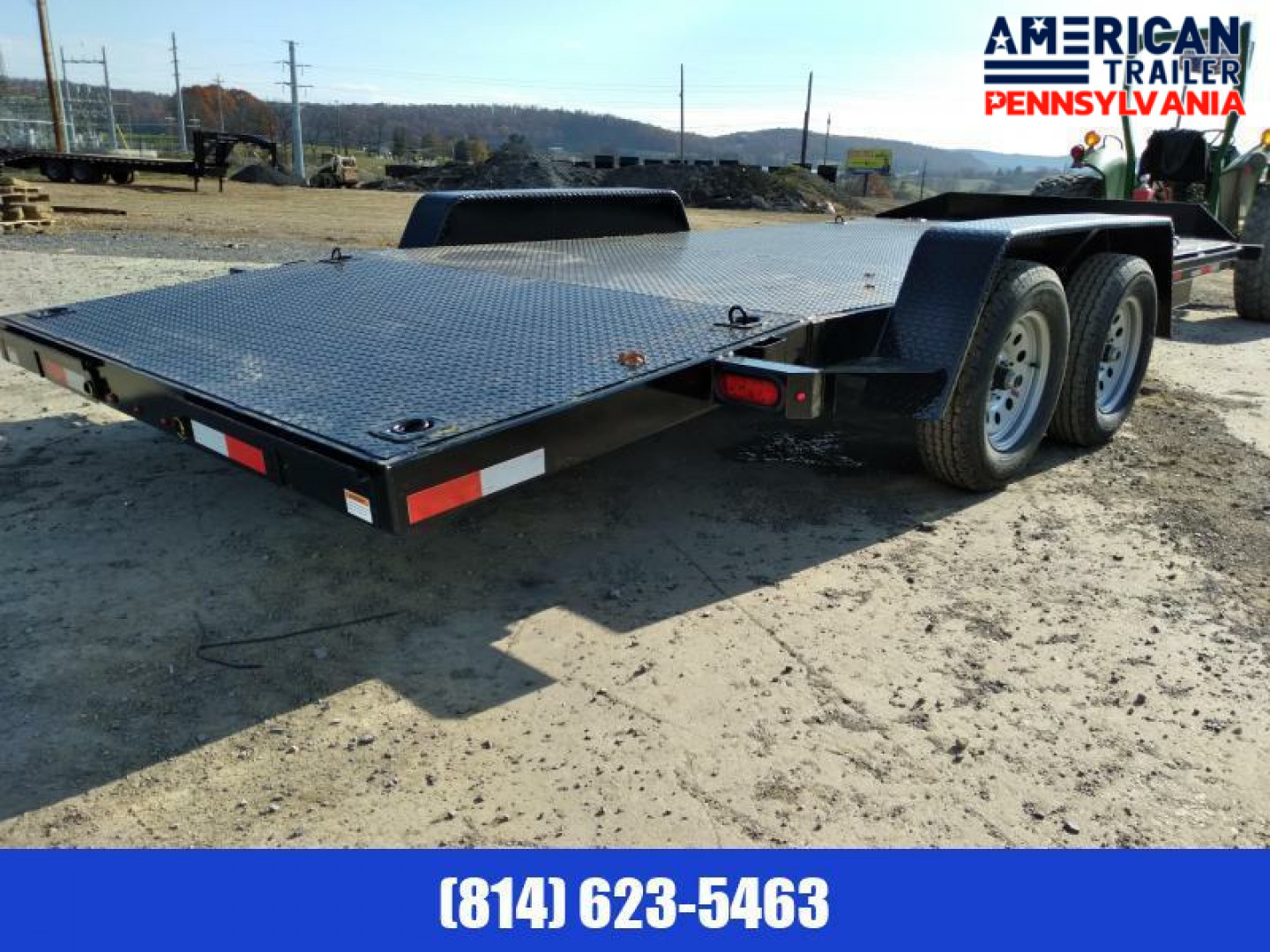 New Quality Pro Grade Diamond Deck Car Hauler / 18' / 7K GVWR