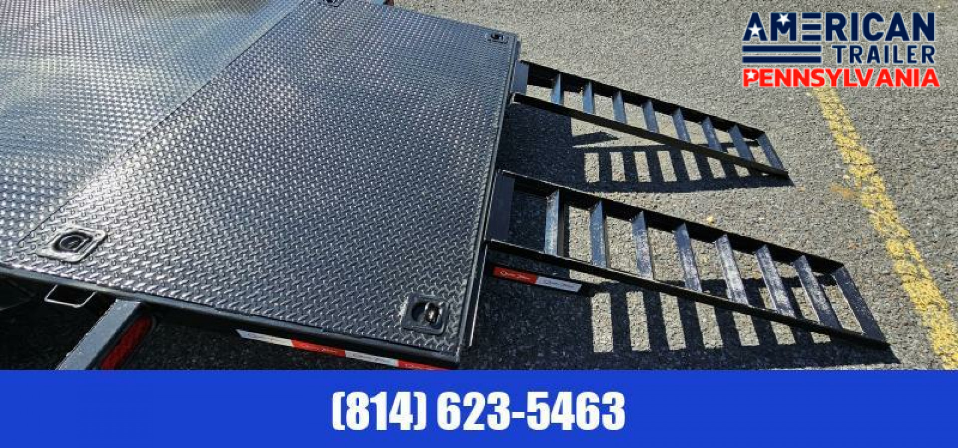 New Quality Pro Grade Diamond Deck Car Hauler / 18' / 7K GVWR
