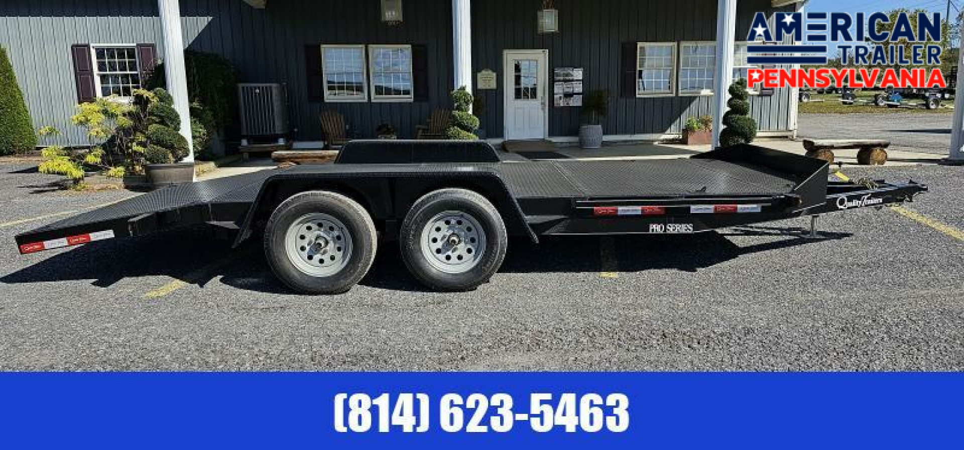 New Quality Pro Grade Diamond Deck Car Hauler / 18' / 7K GVWR