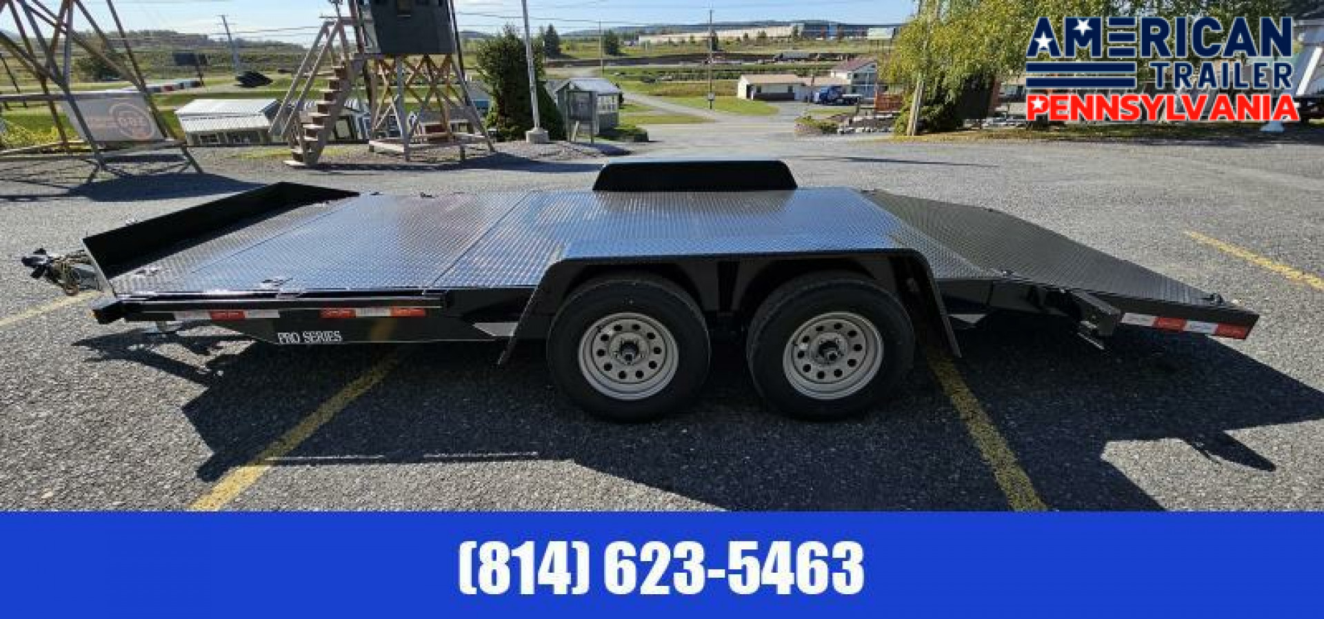 New Quality Pro Grade Diamond Deck Car Hauler / 18' / 7K GVWR