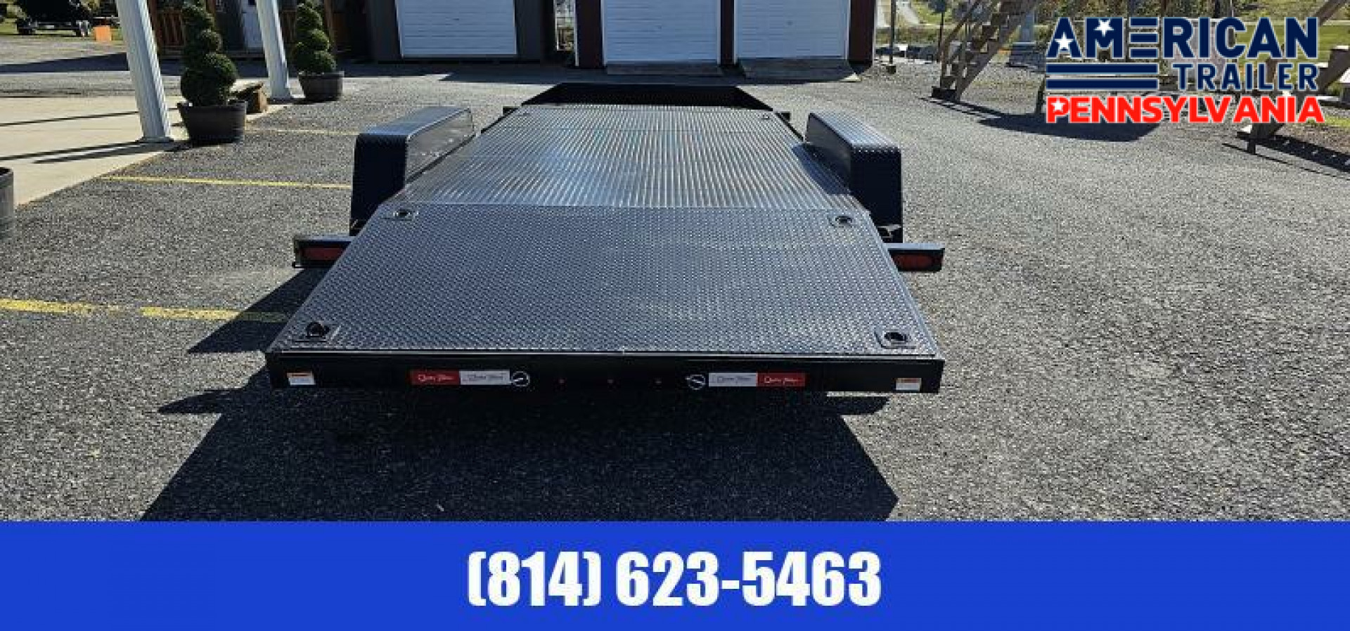 New Quality Pro Grade Diamond Deck Car Hauler / 18' / 7K GVWR