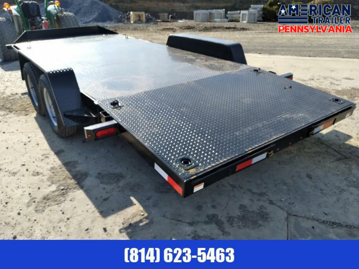 New Quality Pro Grade Diamond Deck Car Hauler / 18' / 7K GVWR