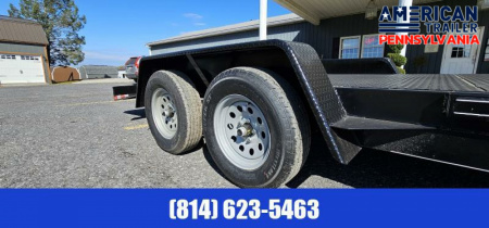 New Quality Pro Grade Diamond Deck Car Hauler / 18' / 7K GVWR