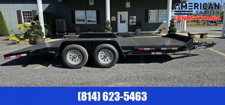 New Quality Pro Grade Diamond Deck Car Hauler / 18' / 7K GVWR