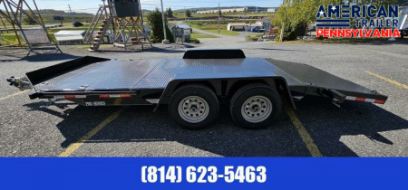 New Quality Pro Grade Diamond Deck Car Hauler / 18' / 7K GVWR