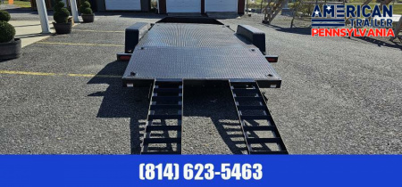 New Quality Pro Grade Diamond Deck Car Hauler / 18' / 7K GVWR