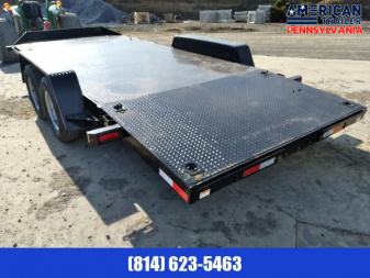 New Quality Pro Grade Diamond Deck Car Hauler / 18' / 7K GVWR