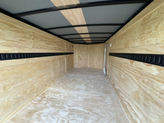 New 2027 Rock Solid Cargo 6x12 Tandem Axle Enclosed Cargo Trailer – Silver Frost PolyCore | Low Profile | 7K GVWR