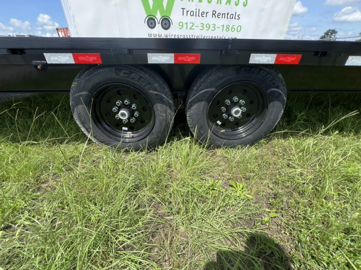 New 2025 Down 2 Earth Trailers 102"x34 Tandem Equipment Trailer Equipment Trailer - 17,500# GVWR