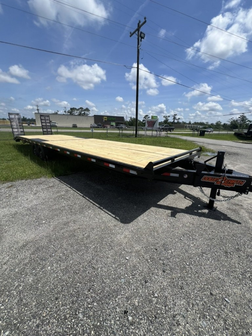 New 2025 Down 2 Earth Trailers 102"x34 Tandem Equipment Trailer Equipment Trailer - 17,500# GVWR