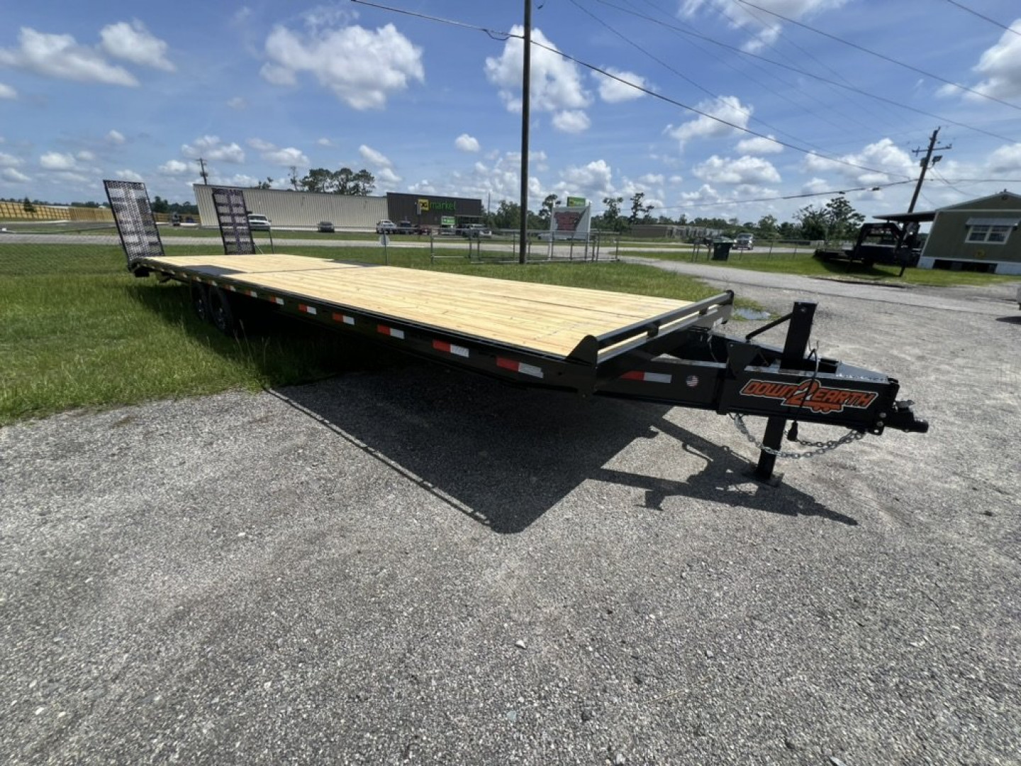 New 2025 Down 2 Earth Trailers 102"x34 Tandem Equipment Trailer Equipment Trailer - 17,500# GVWR