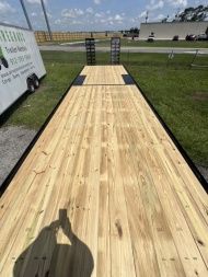 New 2025 Down 2 Earth Trailers 102"x34 Tandem Equipment Trailer Equipment Trailer - 17,500# GVWR