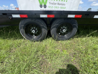 New 2025 Down 2 Earth Trailers 102"x34 Tandem Equipment Trailer Equipment Trailer - 17,500# GVWR