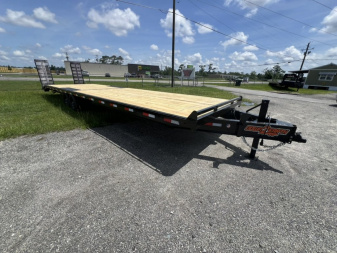 New 2025 Down 2 Earth Trailers 102"x34 Tandem Equipment Trailer Equipment Trailer - 17,500# GVWR
