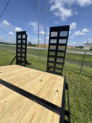 New 2025 Down 2 Earth Trailers 102"x34 Tandem Equipment Trailer Equipment Trailer - 17,500# GVWR