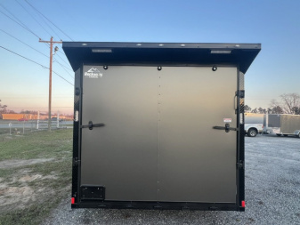 New NEW - 2026 ROCK SOLID CARGO 8.5x20 Tandem Axle Polycore w/ Blackout package & Spoiler Cargo / Enclosed Trailer