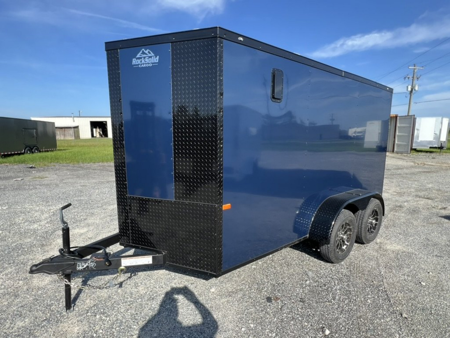New NEW - 2026 ROCK SOLID CARGO 6x12 Tandem Axle Enclsosed Cargo Trailer w/ Super Stealth Pkg