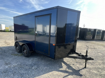 New NEW - 2026 ROCK SOLID CARGO 6x12 Tandem Axle Enclsosed Cargo Trailer w/ Super Stealth Pkg