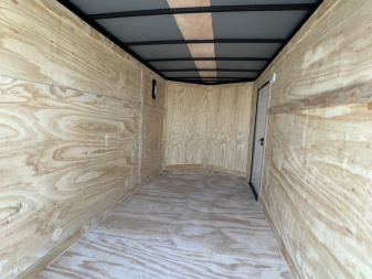 New NEW - 2026 ROCK SOLID CARGO 6x12 Tandem Axle Enclsosed Cargo Trailer w/ Super Stealth Pkg