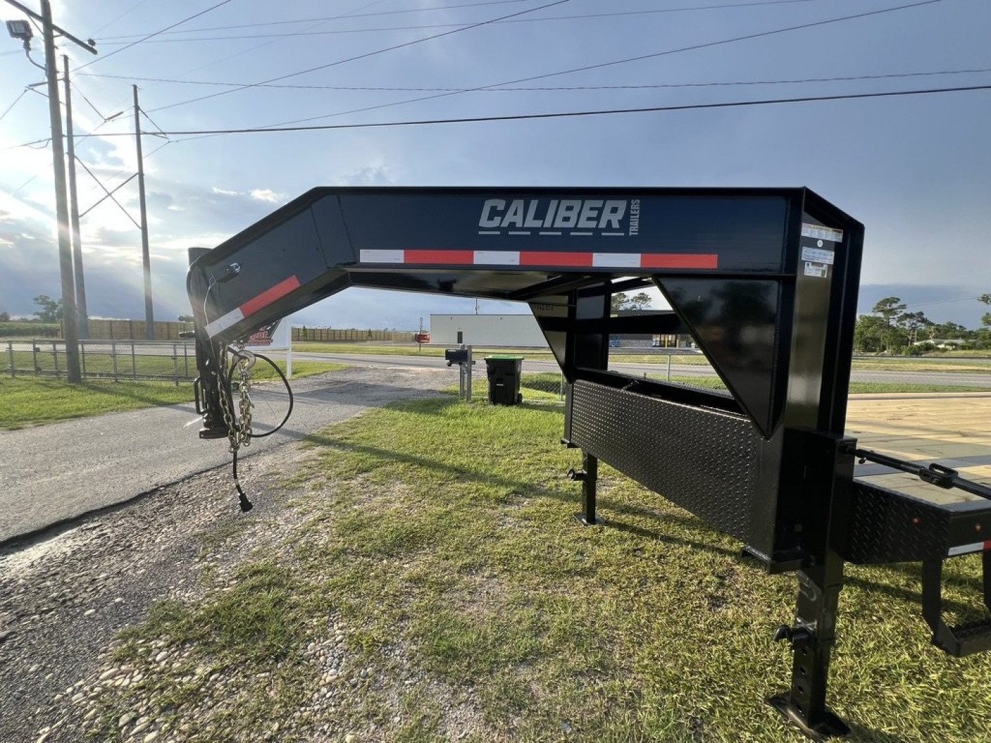 New 2026 Caliber Trailer Mfg 8.5x40 Gooseneck Equipment Trailer
