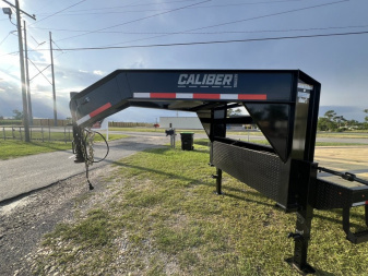 New 2026 Caliber Trailer Mfg 8.5x40 Gooseneck Equipment Trailer