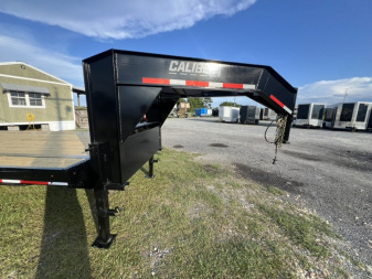 New 2026 Caliber Trailer Mfg 8.5x40 Gooseneck Equipment Trailer