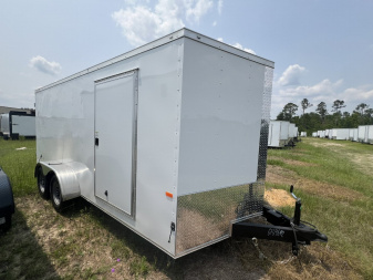 New 2025 Rock Solid Cargo 7x16TA Enclosed Trailer w/ Double Rear Doors